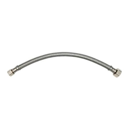 THEWORKS SS Faucet Supply Line - 3/8in OD X 1/2in FIP X 20in